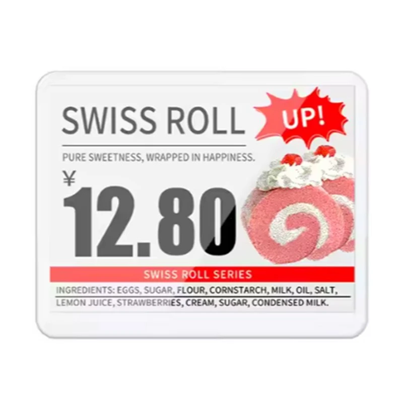 5.8'' E-ink Nā Lepili Papa uila - Kākoʻo i ka NFC & 7-ʻulaʻula LED