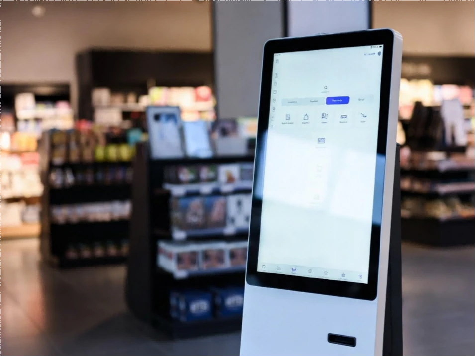 Hoʻonui ʻo Touchscreen Monitor Kiosk